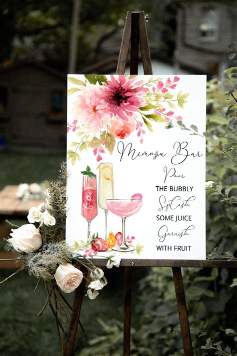 Mimosa Bar Sign Download Printable Mimosa Sign Printable - Etsy | Mimosa bar bridal shower ...