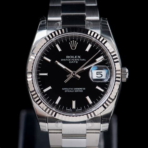 Rolex Oyster Perpetual Datejust Ref. 115234 - 34mm - MD Watches