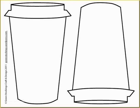 Printable Coffee Cup Template