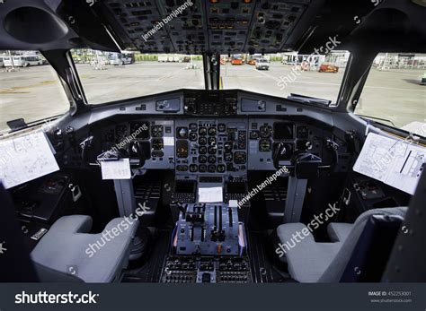 Airplane Cockpit View Stock Photo 452253001 | Shutterstock