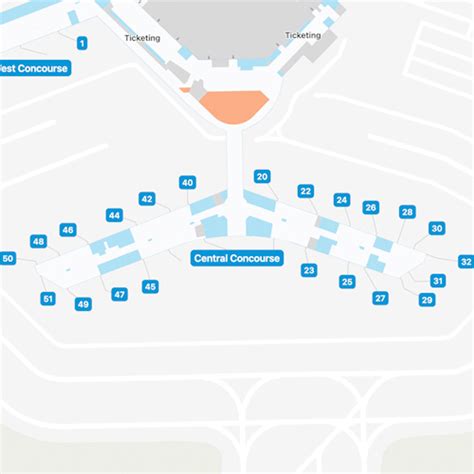 Houston Hobby Airport Map: Guide to HOU's Terminals - iFLY