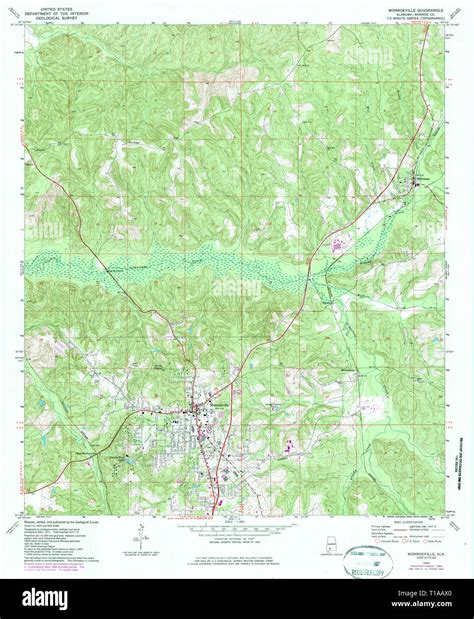 Monroeville alabama map hi-res stock photography and images - Alamy