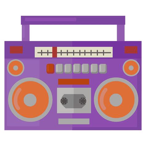 Boombox Clipart Transparent Image - ClipartLib