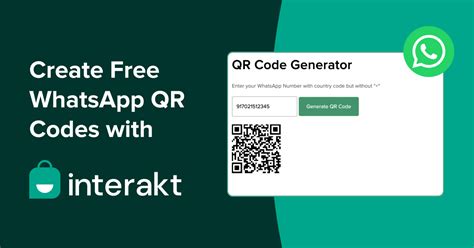 Create WhatsApp QR Code with Free WhatsApp QR code generator