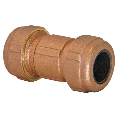 EZ-FLO 20525LF Copper Compression Pipe Coupling, 3/4 inch IPS, 3 inch, Brass - Walmart.com ...