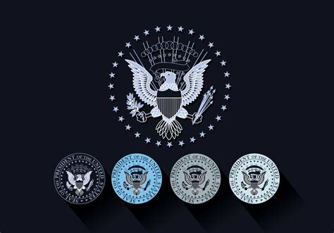 Presidential Seal Vector 121444 Vector Art at Vecteezy