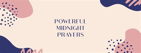 40 Powerful Midnight Prayer Points - Everyday Prayer Guide