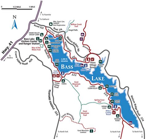 Map & Directions — Bass Lake Chamber of Commerce