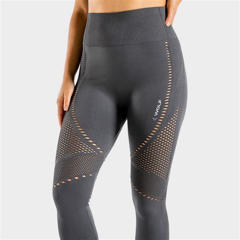 US | Meta Seamless Leggings - Charcoal – SQUATWOLF