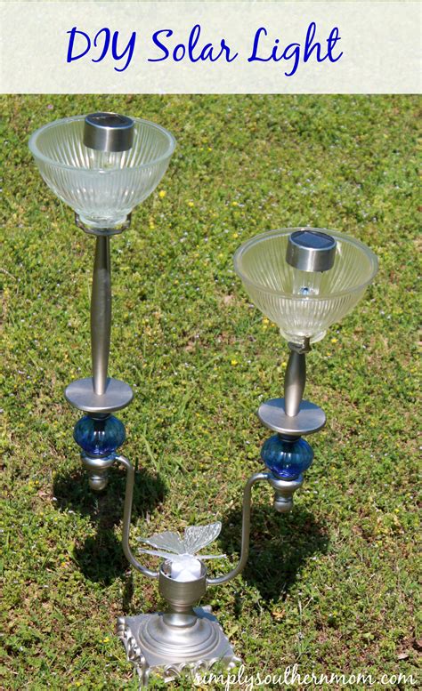 DIY Solar Lamp (Made with an Old Lampstand) – Simply Southern Mom