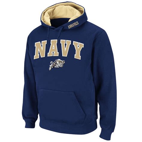 Stadium Athletic Navy Midshipmen Navy Arch & Logo Pullover Hoodie