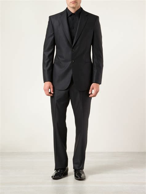 Lyst - Giorgio Armani Taylor Suit in Black for Men