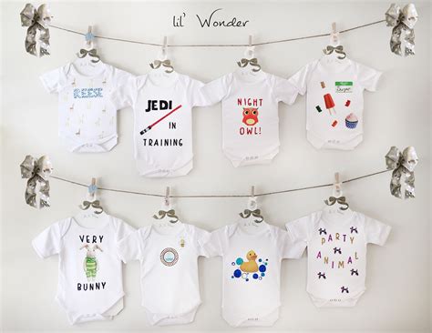 Making Onesies At Baby Shower : Diy Baby Shower Personalized Onesies ...