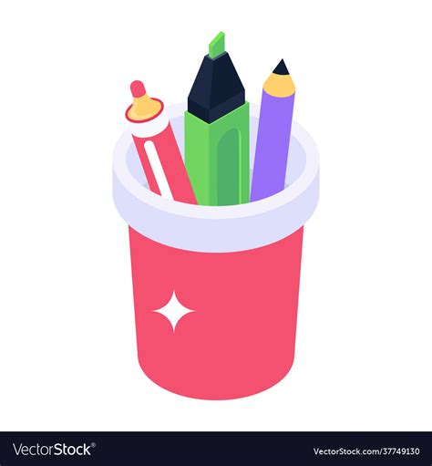 Office supplies Royalty Free Vector Image - VectorStock