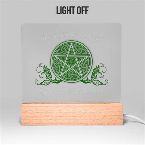 It's a Simple Concept Light Up Acrylic Sign - The Moonlight Shop