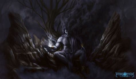 ArtStation - Erebus the God of Darkness [Forgotten Times TCG]