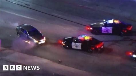 Driver is spun five times by police in wild car chase