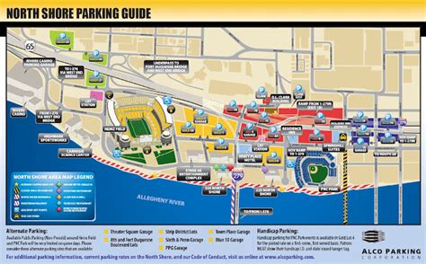 Pnc Park Parking Lot Map