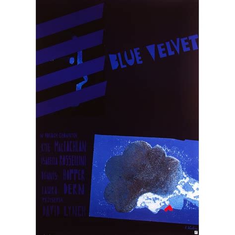 Blue Velvet, Polish Poster