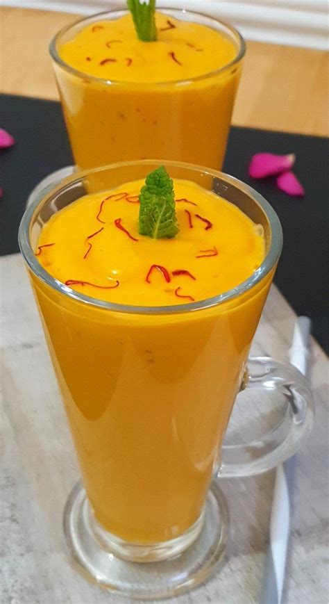 Easy Mango Lassi Recipe | Indian Mango Yogurt Smoothie