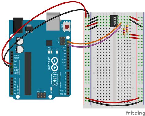 24C04 EEPROM Pinout, Interfacing Example, Features, Datasheet