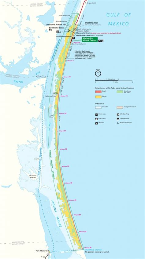 Port Aransas Beach Mile Markers Map - New Images Beach - Map Of Port ...