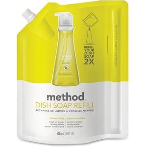 Method Lemon Mint Dish Soap Refill - MTH01341CT - Shoplet.com