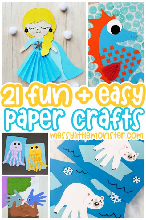 Arts And Crafts For Kids With Paper