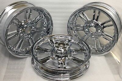 Harley Davidson Trike Tri Glide FLHTCUTG 2009-2020 Chrome Wheels Rims “Exchange” | eBay