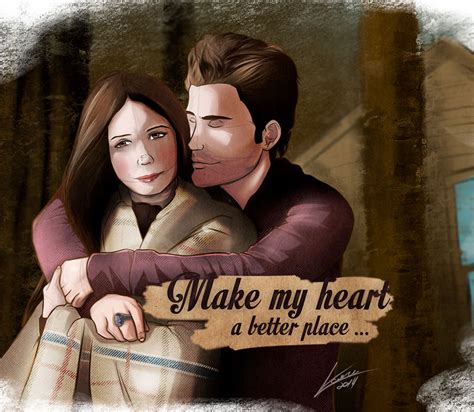 Stelena [FAN ART] by kaorukimura on DeviantArt