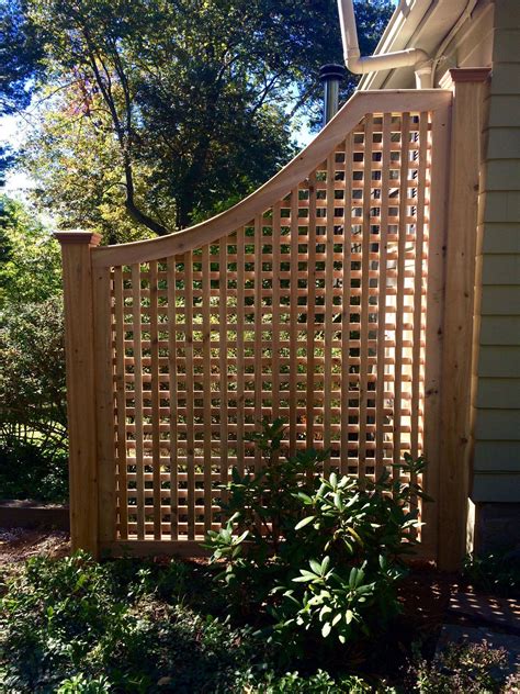 Cedar Greenwich Square Lattice Fence Panel - Atlas Outdoor | Lattice ...