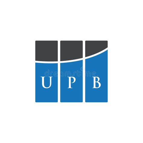 UPB Letter Logo Design on White Background. UPB Creative Initials ...