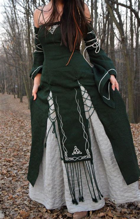 ORSHEE EIRA Celtic Dress Pagan Clothing Viking Wedding - Etsy | Elven ...