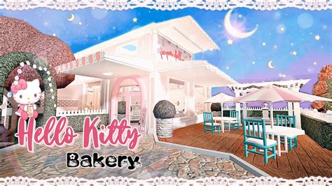 I BUILT A KAWAII HELLO KITTY BAKERY! 🐻🐻 •130K• (TOUR + SPEED BUILD ...