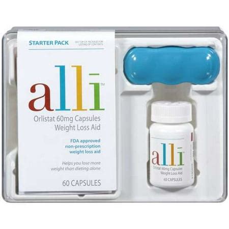 alli Diet Weight Loss Pills 60mg, Starter Pack, 60 Ct - Walmart.com