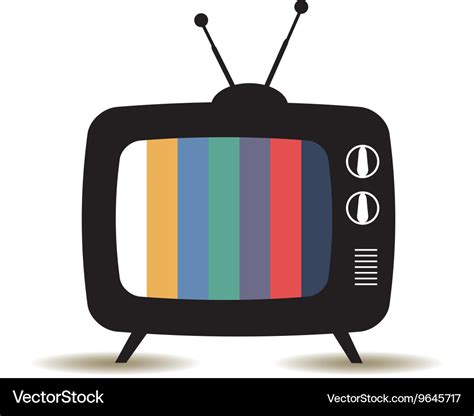 TV retro Royalty Free Vector Image - VectorStock