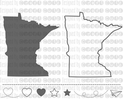 MINNESOTA Svg, State Svg Files, Minnesota Vector, United States Svg ...