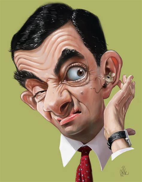 Mr. Bean | Caricature, Caricature artist, Funny caricatures