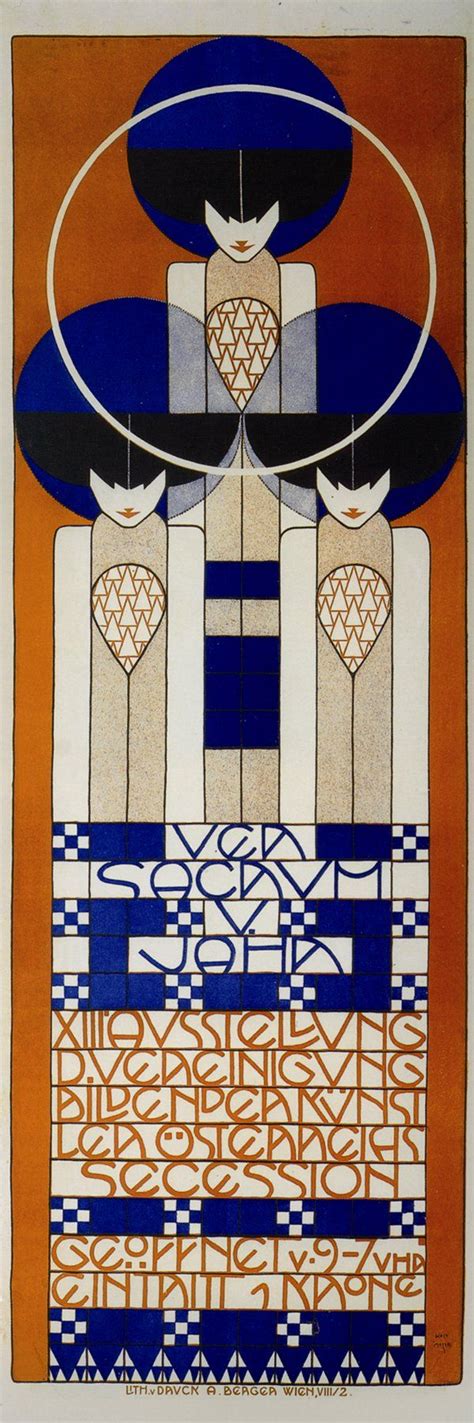 Koloman Moser, poster for the thirteenth Vienna Secession exhibition, 1902. | Koloman moser ...