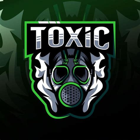 Toxic mascot logo esport design | Premium Vector #Freepik #vector # ...