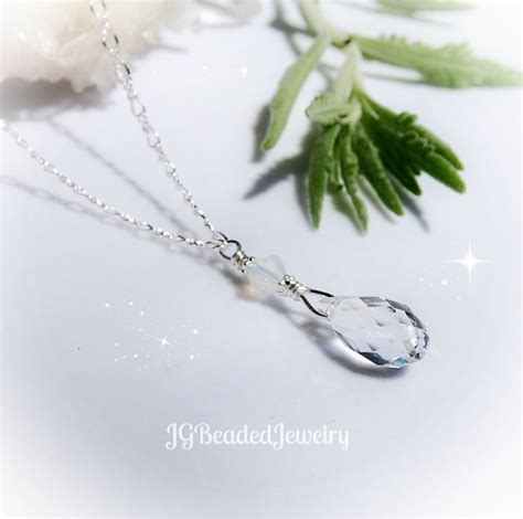 Swarovski Crystal Drop Necklace - JGBeads