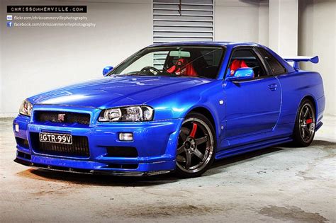 Blue Nissan Skyline R34 Wallpapers - Top Free Blue Nissan Skyline R34 ...