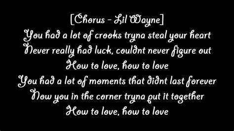 Lil Wayne ft Enrique Iglesias How To Love Lyrics Spanglish Remix 2011 - YouTube