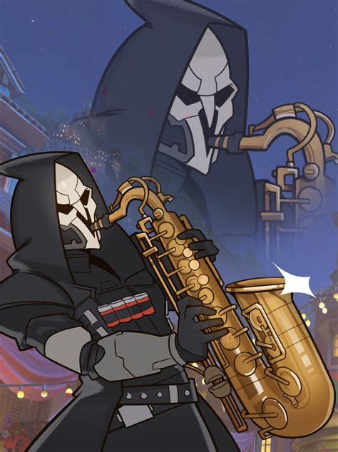 Overwatch, Reaper by SplashBrush on DeviantArt