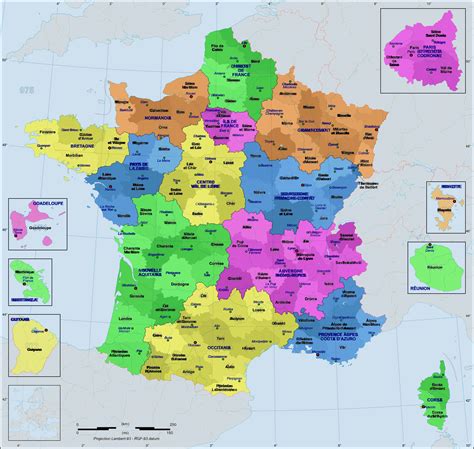 Carte De France Dessin Carte Departements De France Pour Word Et Images ...