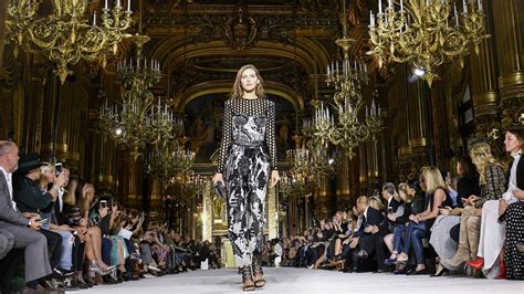 Balmain Brings All The Glamour At Paris Fashion Week SS18