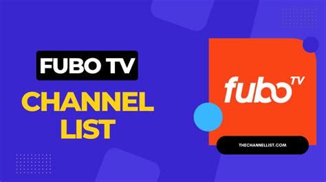 FuboTV Channel Lineup 2024 - The Channel List