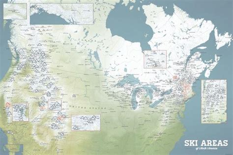 Mapped: Ski Areas Of North America | GearJunkie