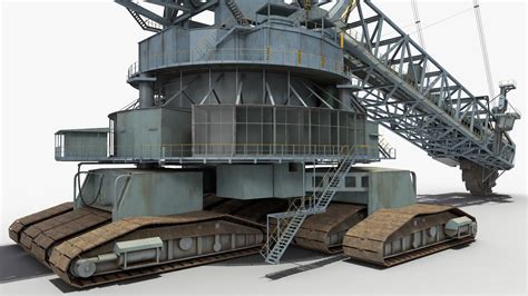 Bagger 293 Bucket Wheel Excavator Rigged 3D Model $259 - .max - Free3D