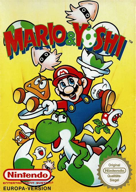 "Mario & Yoshi" NES box art. If you’re confused about this title, this ...